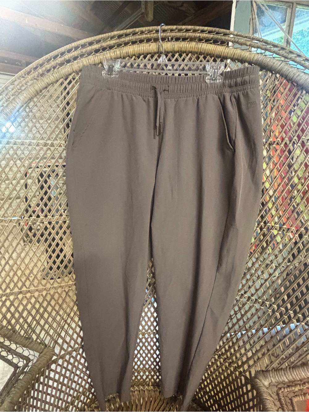 all in motion Women's Brown Drawstring Casual Jogger Pants